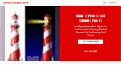 Desktop Screenshot of lighthouseroofing.com